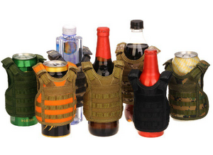 Mini Beer Bottle & Can Holder Tactical