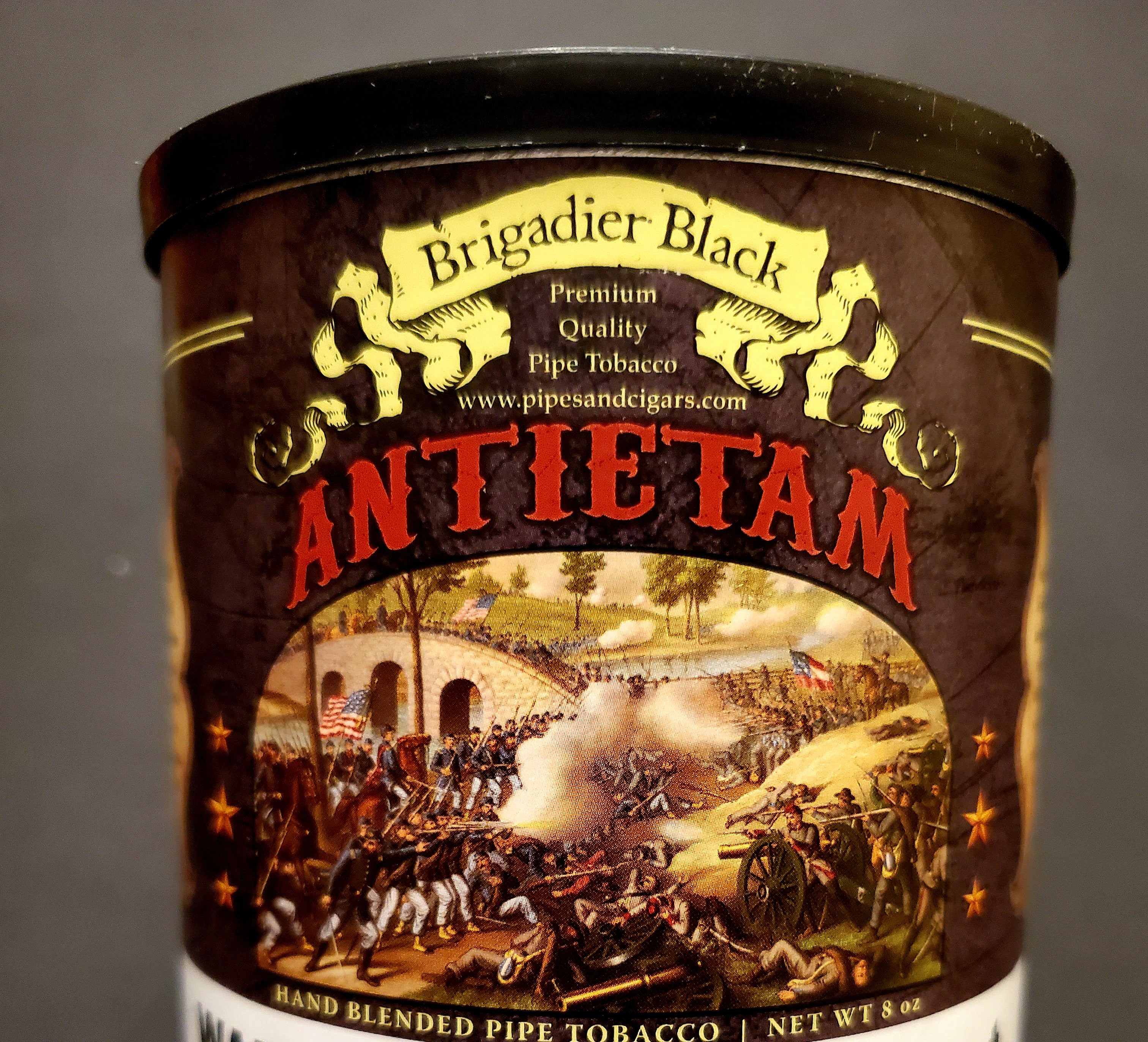 BRIGADIER BLACK - ANTIETAM PIPE TOBACCO 8oz